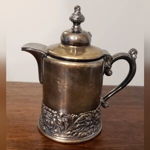Vintage Pairpoint Quadruple Plate Silver Teapot